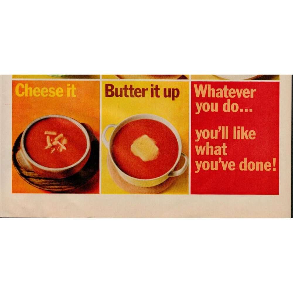 1965 Campbell's Condensed Tomato Soup Vintage Print Ad (L17) - Picture 3 of 3